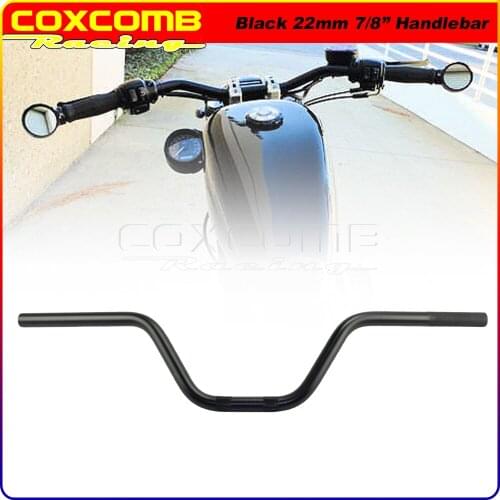 Motorbike 22mm Vintage Handlebar Retro Refit Drag Bar Tracker Handlebar for Honda Cafe Racer Chopper Suzuki Yamaha Dirt Bike