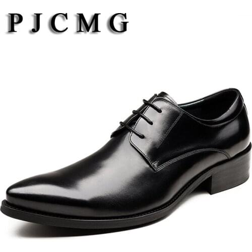 High Quality Men Oxfords Shoes British Style Carved Genuine Leather Brogue Lace-Up Bullock Business Mens Flats Wedding Shoes