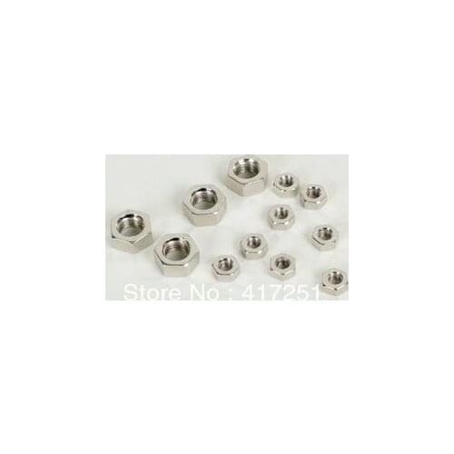Pack of 50 Steel Metric M5x0.8mm Pitch Left Hand Thread Hex Nut