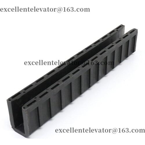 Elevator Guide Shoe Insert 8K L200mm W24mm H36mm Groove Width 10mm Use for Hitach MCA HGE