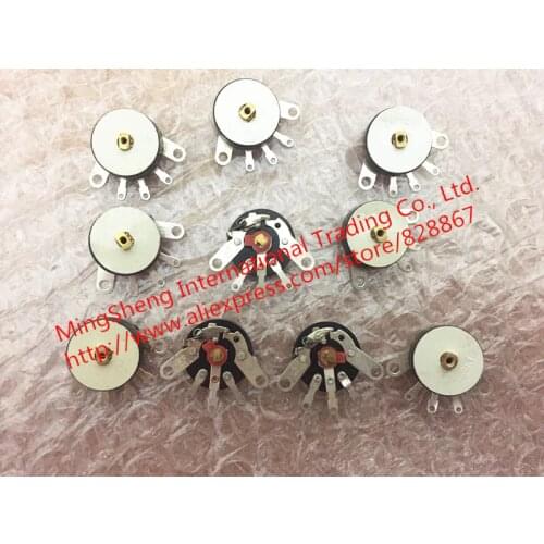 Original new 100% B503 B50K RV16MM flat foot with switch potentiometer radio potentiometer power amplifier volume potential