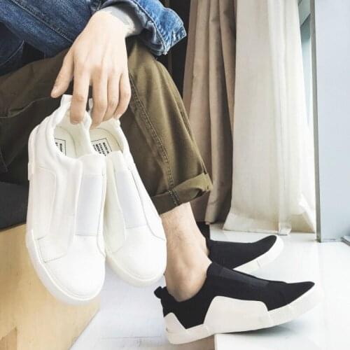 Canvas Shoes Men Summer Loafers Male Slip-on Breathable Casual Cool Street Young Man Shoes Trend Wild Driving shoes D7-84