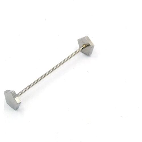 Pins metal Pentacle Shape Copper Double Colla Pin Scarf Gold/Silver Men Women Brooches Jewelry Accessories Wholesale and retail