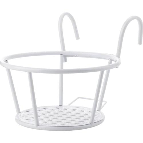 Holder Hanging Railing Plant Stand For Indoor Detachable Round Flower Bed