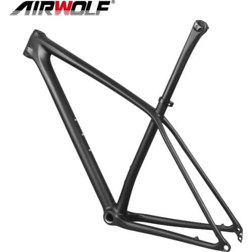 Light 2022 Carbon Frame 29er Boost 148 Mountain Bicycle Frameset And Seatpost Fork Speed Crank 36T Hardtail Carbon MTB Frame 29