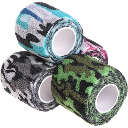Tattoo Self-adhesive Non-woven Elastic Sport Tape Bandage Grip Tube Cover Wrap