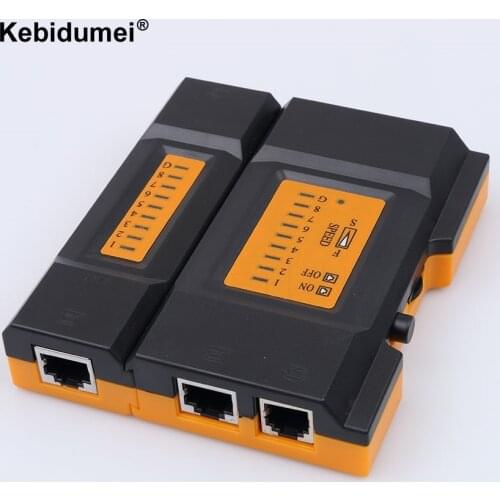 Kebidumei CY-468A Network Cable Tester Detector Verify Mini Pro Network Cable Tester LAN Tester Detector Telephone Cables