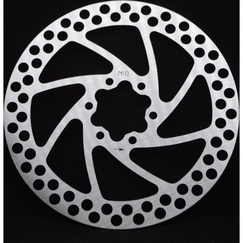 MTB bike Disc Brake Piece Rotor 160mm Mountain Bike Disc Bicycle Six Nails Oil brake brake pads with Screws