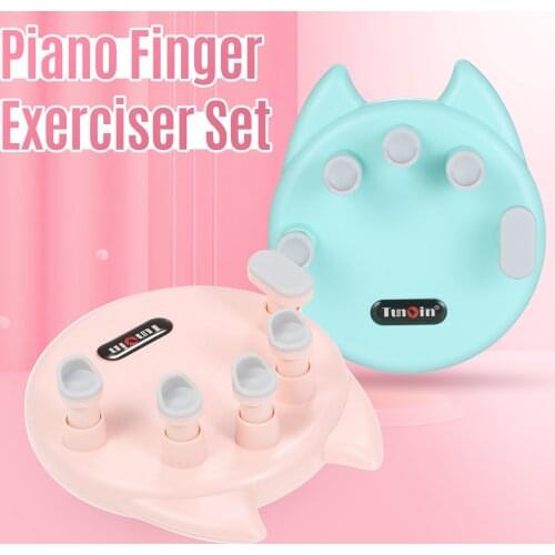 TUNYIN Piano Finger Exerciser Set Finger Trainer for Right and Left Hand Finger Strengthener Piano Hand Grip Correction Tools