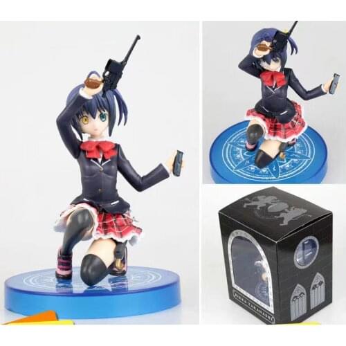15cm Japanese Anime Love, Chunibyo & Other Delusions Takanashi Rikka Anime Figurine Pvc Action Figure Collectible Model Toy Hot