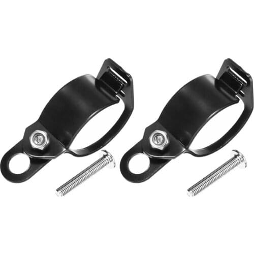 1Pair Universal Motorcycle Turn Signals Relocation Fork Clamps Bracket Headlight Mount Bracket