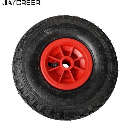 JayCreer 3.00-4 (260X85) 10 Inches Inflatable Rubber Kayak Trolley Wheel Tire For Carrying Kayaks Canoes Paddleboards Jon Boats