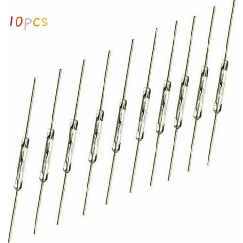 10pcs / box white reed switch 2X 10mm glass white, low voltage current 100% brand new original