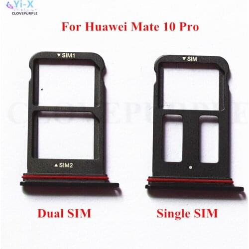 10pcs/lot SIM Card Tray Slot Holder Adapter for Huawei mate 10 Pro