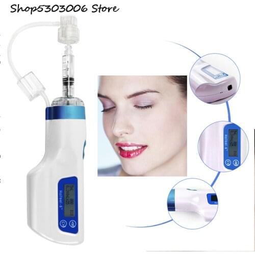 2021 Water Mesotherapy Gun Facial Injector Pen Remove Wrinkles Spots Meso Nano Apparatus Pen Multifunctional EZ Microcrystal Gun
