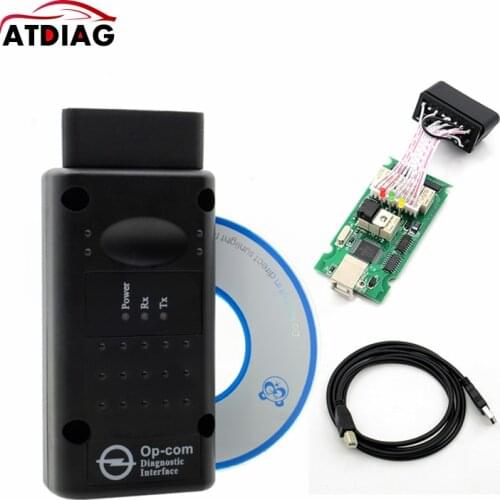 2021 Factory Original OPCOM PIC18F458 Chip V1.59 V1.65 1.70 V1.78 V1.99 firmware OP-COM For Opel Free Shipping