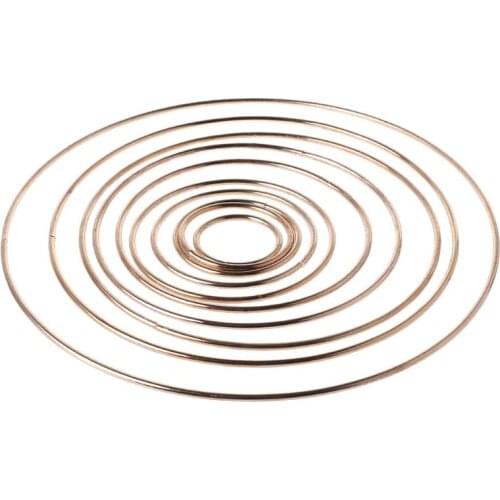 Home Apparel Accessory Metal Dreamcatcher Iron Hoop Craft DIY Ring