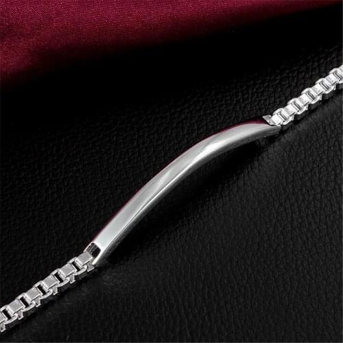 925 Sterling Silver colorLink Chain Bracelet Cute Girls Charm Cubic Zirconia Micro Pave CZ Crystal Bracelet Jewelry S007