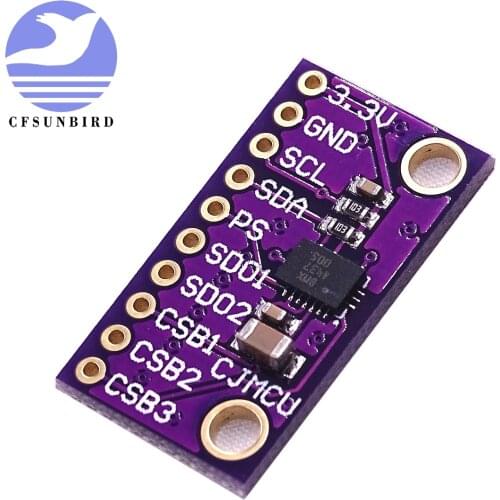 CFsunbird 1Set IIC/I2C 9DOF BMX055 IMU Precision Integrated 9-Axis Attitude Sensor Board Module Replace MPU9250