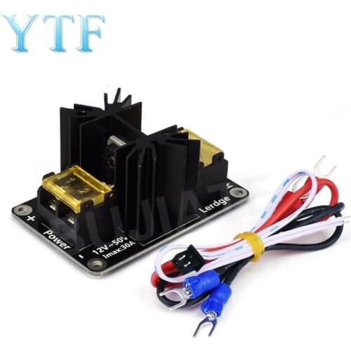 3D printer part Heat Bed Power Module Hot Bed Power Expansion Board High Current Load Module Mos Tube with Cables