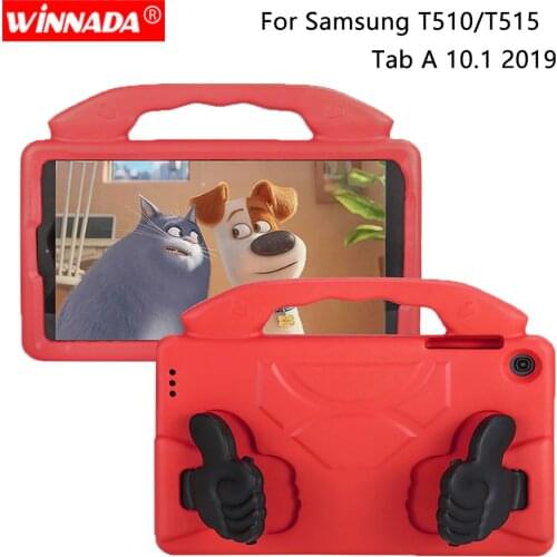 For tablet Samsung T510 Case Kids cover shock proof EVA foam Hand-held for Samsung Galaxy Tab A 10.1 2019 case SM-T510 / T515
