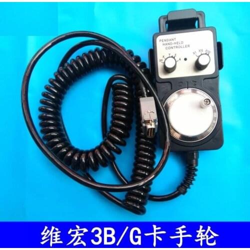 CNC Pulse Generator 4 Axis MPG Pendant Handwheel for 3G NC card, only handwheel