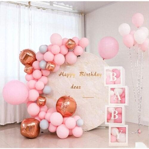 Bridal Shower Decorations Balloon Boxes White Transparent Block A - Z Letters For Engagement Bachelorette Parties Weddings Prop