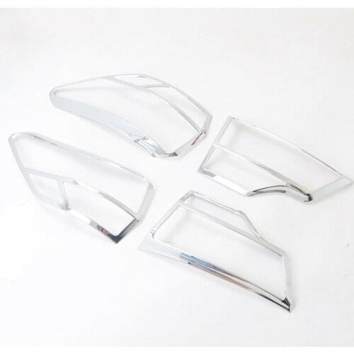 Chrome Rear Tail Light Lamp Cover Trim SUV 2018 2019
