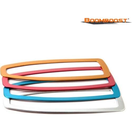 Interior Stainless Steel Car Door Window Switch Lift 4pcs Panel Trim Cover For BMW 3 Series F30 320i 328i 2013 2014 2015 16