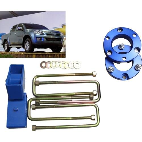 Front and Rear Suspension Lift Up Kits forIsuzu New D-MAX / Rodeo Coil Strut Shock Spacers Spring Raise UBolt Kit Raise Adapter