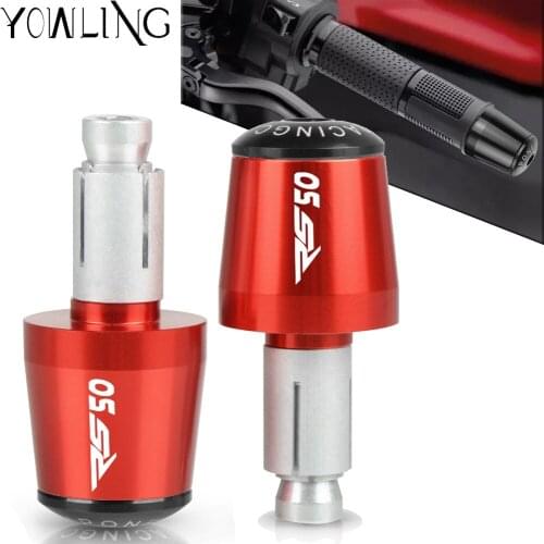 Handle Bar Ends Grips 7/8" Motorcycle Handlebar Counterweight Plug Slider For Aprilia RS50 1999 2000 2001 2002 2003 2004 2005