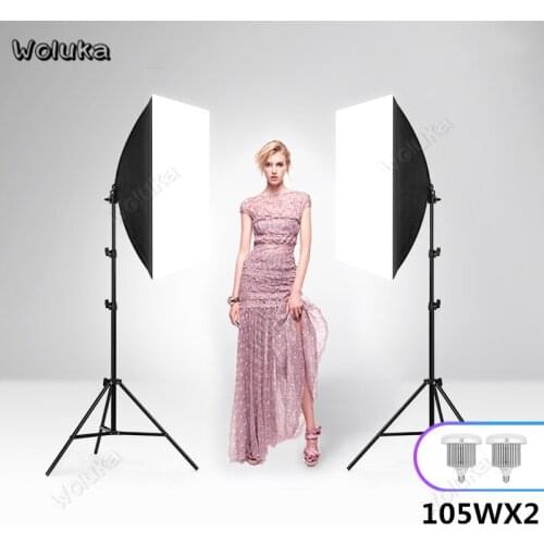 105W Lamp bulb LED photography Double set single lamp head softbox continuous lighting video beauty photo fill light CD50 T10