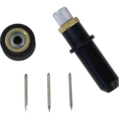 LETOP High Quality Aluminum Double Bearing Blade And Holder And Pinch Roller For Kingcut Vinyl Cutter Cutting Plotter