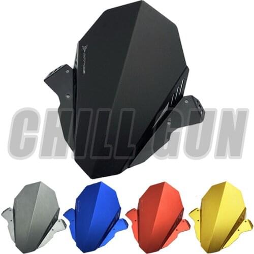 Motorcycle Aluminum Kit Deflector Windshield Windscreen Fits For YAMAHA MT-09 MT 09 2017 2018 2019 MT09 FZ09 FZ-09 FZ 09 2017-20