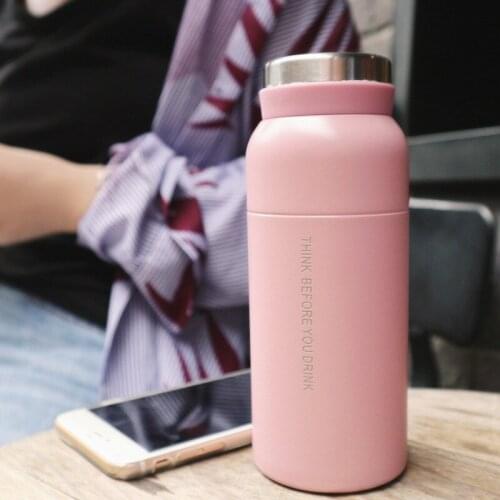 New Leak Proof Vacuum Flasks Thermos Coffee Mug Mirror Stainless Steel Water Bottle Insulation Cup Portable Thermo Mug
