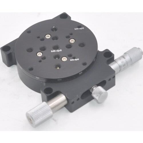 DPI R-80 manual 360-degree rotation precision optical platform fine adjustment sliding table