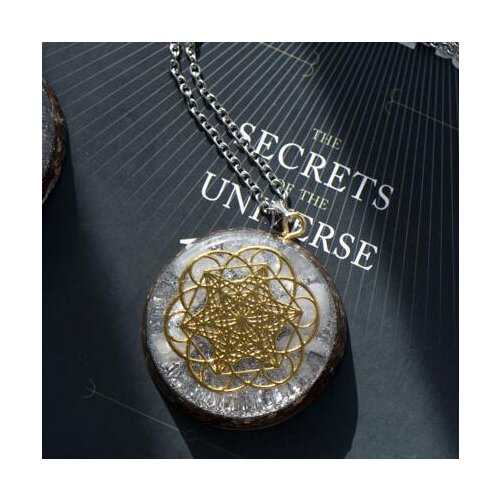 Reiki Orgonite Energy Necklace Generator Energy Pendant Healing Crystal Amulet Protector Balancing Positive Energy
