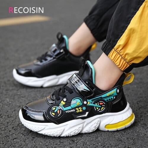 RECOISIN 2021 Autumn Children Boys Shoes Breathable Comfortable Kids Sneakers Fashion Casual Kids Shoes Boys Chaussure Enfant