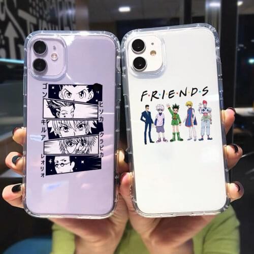 New Clear Shockproof Phone Cases for IPhone 12 11 Pro Max X XS XR 7 8 7Plus 8Plus SE2 Hunter X Hunter Killua Zoldyck Anime Cover