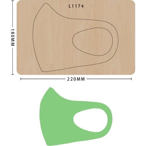 SMVAUON 2020 Mask cutter DIY Craft die cuts Cutting Die decoration scrapbooking Paper Card Craft