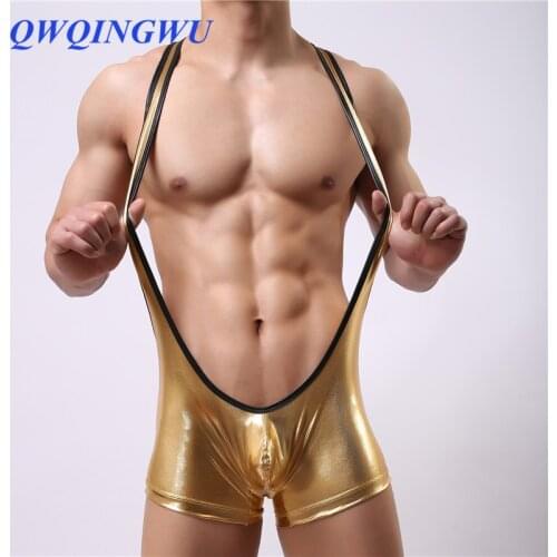 Sexy Undershirt Mens Bodybuilding Singlet Bikini Jumpsuit Suspender Sexy Teddies Underwear Bodysuits Mens Jumpsuit Undershirt