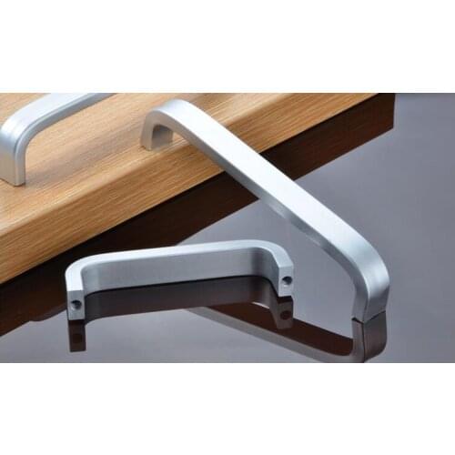 Modern Furniture Pull Hand Fashion Cabinet Wardrobe Handle Space Aluminum Drawer Handle