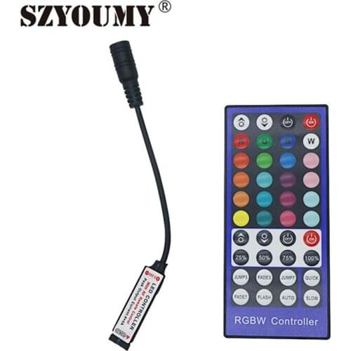 SZYOUMY 200PCS MINI 40Key RF RGBW remote controller DC5-24V For RGBW Led Strip DHL Free Shipping