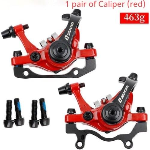 Bicycle Bilateral Drive Disc Brake Caliper Aluminum Alloy Mountain MTB Road Bike Mechanical Caliper Disc Brakes Caliper