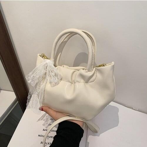 Messenger Female Womens Bag Crossbody Designer Beach Korean Soft White Bolsas Quality Shoulder Bags For Women Handbag 2021 New