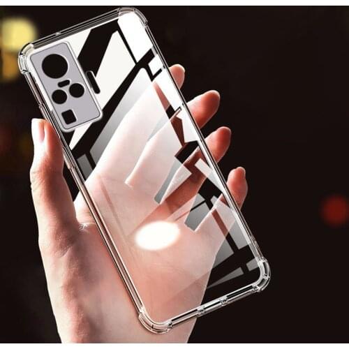 For VIVO X50 Pro Case Transparent Soft TPU Back Cover For VIVO X50 Pro X50 Case Anti-knock shockproof