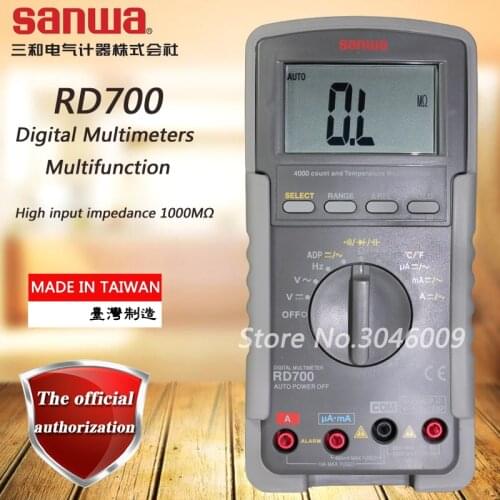 Sanwa RD700 Digital Multimeters / Multifunction, High Input Impedance 1000Mohm Digital Multimeters Temperature Test