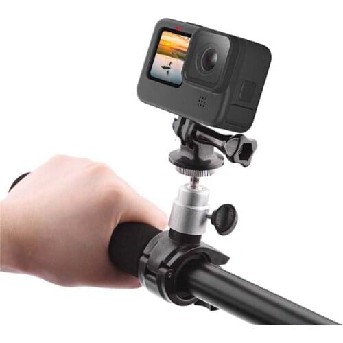 For Gopro Hero 9 Camera Bike Mount Holder Motorcycle Handlebar Seatpost Pole Quick Release Handle Clamp Mount Stand Bracket