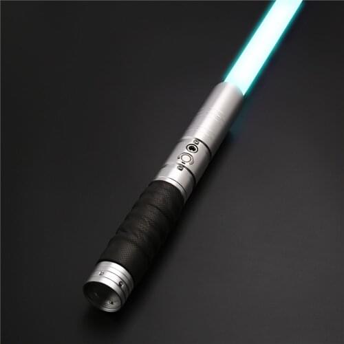 Duel Sabers RGB Lightsaber Fight Blade Metal Handle Sword 12 Color Change 6 Soundfonts FOC Force FX Juguetes Toys Light Saber