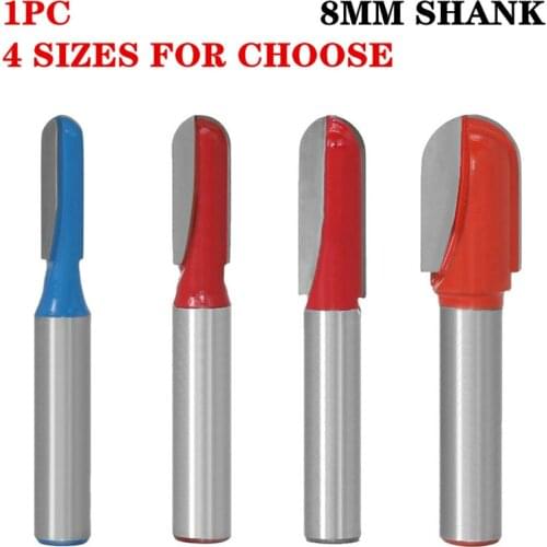 1pc 8mm Shank Long Blade Round Nose Wood Router Bit Long Reach Core Box Cutter For Wood Router Bits For Wood Cheap Price